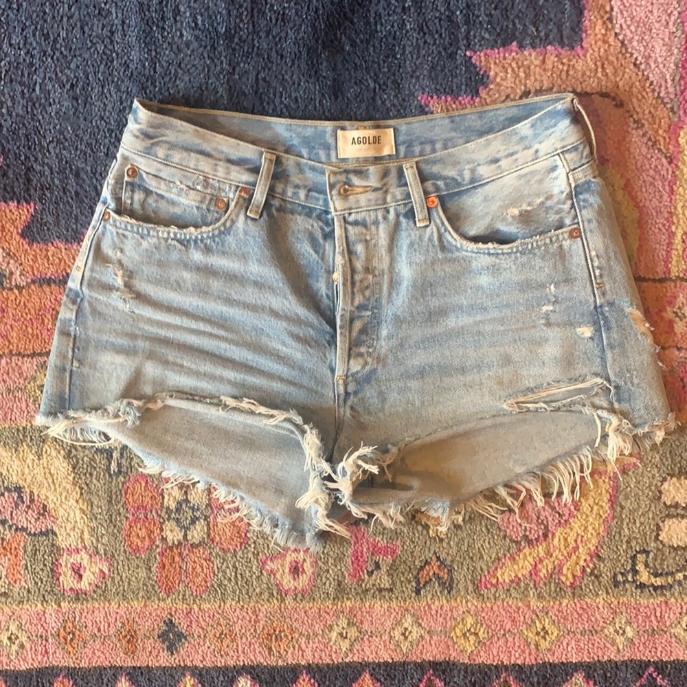 Agolde denim shorts
